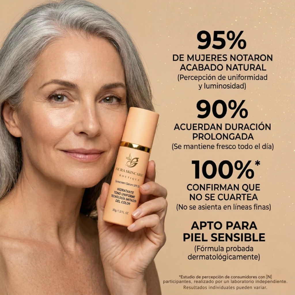 Base Adaptable y Antiedad con SPF 50+